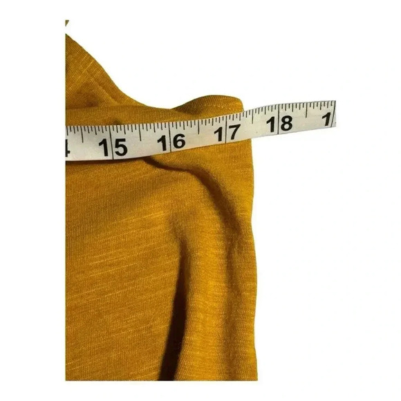 Banana Republic Women's XS Sleeveless Turtleneck Tank Top Marigold Yellow - Picture 6 of 7